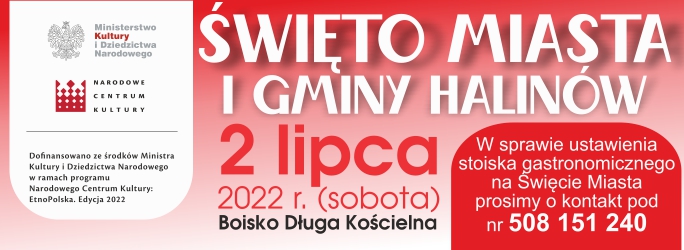 Święto Miasta i Gminy Halinów - 2 lipca 2022 r.